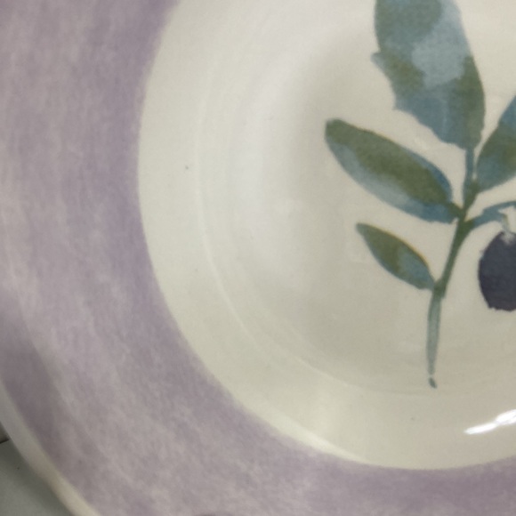PIER ONE Olive Mist Coupe Replacement Soup Bowl Lilac Lavender Purple White - Picture 3 of 10